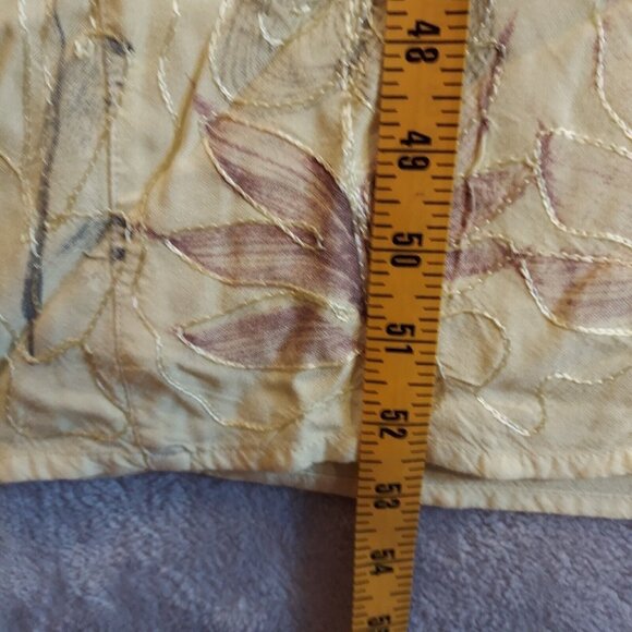 Malhortra Dress Women XL Maxi Flowy Ethnic Hippie Boho embroidery mumu Rayon - Picture 4 of 11